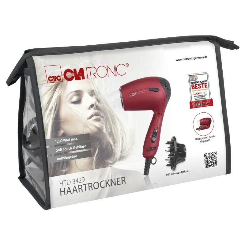 Фен Clatronic HTD 3429 (красный)